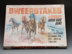 WM Sweepstakes electronic horse racing game, in original box.
