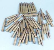 Forty-nine .300 rifle cartridges. PLEASE NOTE THAT A VALID RELEVANT FIREARMS/SHOTGUN CERTIFICATE