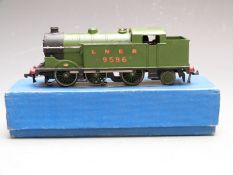 Hornby Dublo 00 gauge EDL7 LNER 0-6-2 tank locomotive 9596, in original box.