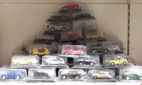 Seventy-one Del Prado diecast model vehicles, all in original bubble packed boxes.