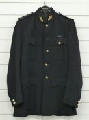 British Army number 1 dress 'blues' jacket Royal Military Academy Sandhurst, with regimental