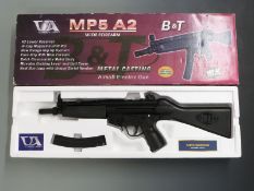ASG Classic Army MP5 A2 Wide Forearm electric airsoft gun MP005M, serial number 32569, in original