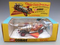 Corgi Toys diecast model Chitty Chitty Bang Bang with automatic 'flip-out' wings and figures, 266,