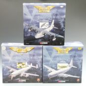 Three Corgi The Aviation Archive Military 1:144 scale diecast model aeroplanes comprising Short
