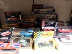 Thirty-three Corgi, Vanguards, Cararama, Lledo, Vitesse and similar diecast model vehicles and
