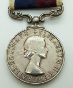 Royal Air Force Long Service and Good Conduct Medal (Elizabeth II) named to 4142381 Cpl J A Donelly,