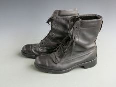 British Army Army Air Corps Flying Boots black leather, size 8