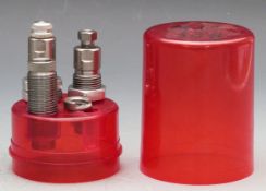 A set of .308 reloading dies, in plastic case.