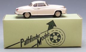 Pathfinder 1:43 scale diecast model 1959 Borgward Isabella Coupe, PFM CC2, in original box.