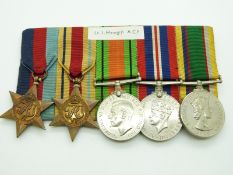 Cadet Forces Medal named to Lt J Hewgill, Army Cadet Force together with his WWII 1939/1945 Star,