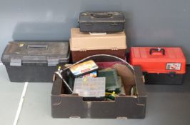 Fishing accessories to include floats, flies, hooks etc