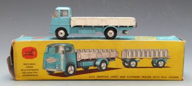 Corgi Toys diecast model Gift Set 21, EFR Dropside Lorry, in original box.