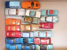 Twenty Corgi Toys diecast model car including Monte Carlo Rally Hillman Imp, Corgi Motor School