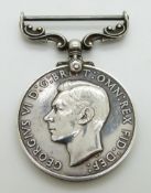 Royal Air Force Long Service and Good Conduct Medal (George VI) named to 511609 Sgt R H Magee, RAF