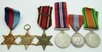 British & Commonwealth Forces WWII medals comprising 1939/1945 Star, Burma Star with clasp for