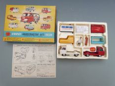 Corgi Toys diecast model Constructor Set with two Commer ¾ Cab and Chassis Units and four