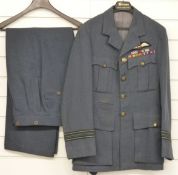 Royal Air Force WWII officer's jacket by Garrish, Ames & Simpkins Ltd with sleeve rank insignia