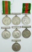 British and Commonwealth Forces WWII medals comprising seven Defence Medals