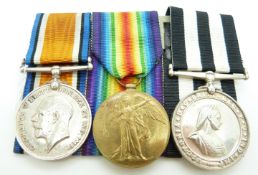 British Army WWI medals comprising War Medal and Victory Medal named to 68783 Pte P N Roberts, Royal
