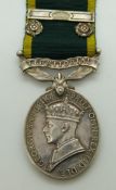 British Army Territorial Efficiency Medal (George VI) named to 2031035 Sapper J Jackson, Royal