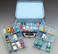 Matchbox Collector's Case 41 containing 37 1-75 series diecast model vehicles.