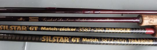 Silstar GT Match 3872-450 Traverse-X coarse fishing rod, Silstar GT Match Picker 3587-290 Traverse-X