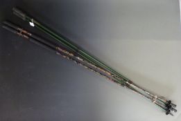 Two pairs of extending stalking sticks
