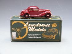 Lansdowne Models diecast model 1947 Bristol 400 By Permission of Bristol Cars Ltd, LDM31, in
