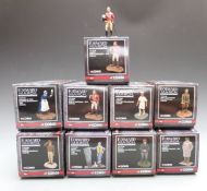 Nine Corgi Forward March 1:32 scale hand painted metal model military figures, all in original