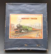 Hornby 0 gauge clockwork goods train set with LMS 5600 locomotive, 601, in original box.