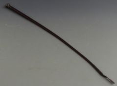 Swaine silver topped riding crop