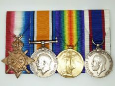Royal Navy WWI medals comprising 1914/1915 Star, War Medal and Victory Medal named to 33836 J H