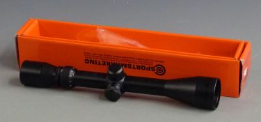 SMK 3-9x50 air rifle scope, in original box.