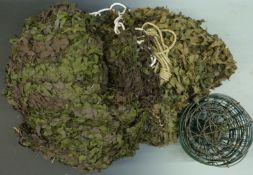 Camouflage netting with corner protectors