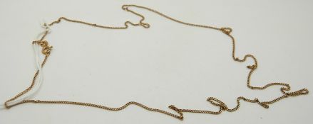 An 18ct gold chain, 3.8g