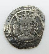 Richard III (1483-1485)/ possibly Edward IV hammered silver penny, York Mint 'T' to left of neck and