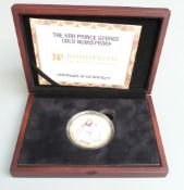 The HRH Prince George Gold Numisproof 9ct proof 50mm gold coin, in case with certificate 29/60
