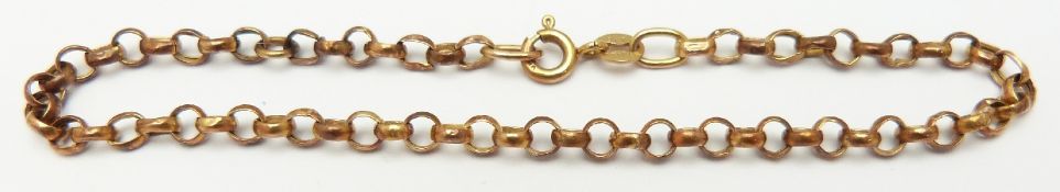 A 9ct gold bracelet, 1.5g