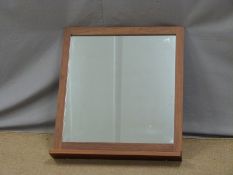 G plan style table top mirror W71 x H80