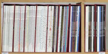 Eighty-six volumes of International Wristwatch comprising 1-65 1989-2001 and 53-74 2002-2003, in