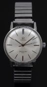 Omega Seamaster 600 gentleman's wristwatch ref. 135.011 with silver hands, baton markers and dial,