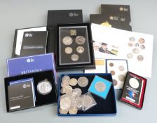 2015 Royal Mint proof coin set, together with the fourth and fifth circulating coinage collection,