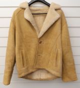 Vintage Chester Lamb faux shearling jacket, labelled 'F'