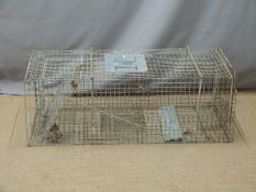 Badger or fox trap, length 112cm