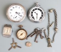 Four wrist and pocket watches including a Siro Art Deco style example, Ingersoll Triumph etc