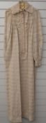Edwardian ladies housecoat/dress with lace trim by Jean Varon