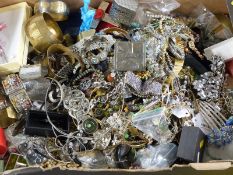 A collection of costume jewellery including silver earrings, necklaces, bracelets, bangles etc