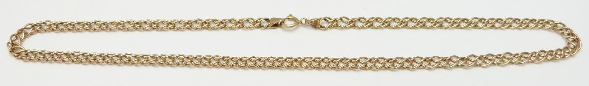 A 9ct gold necklace, 6.1g