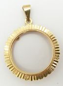 A 9ct gold mount, 1.6g