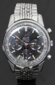 Enicar Sherpa Graph gentleman's chronograph wristwatch ref. 072/001 with luminous hands and hour